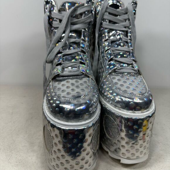 Yru Chrome Qozmo Space Platforms  Size 10 - Picture 2 of 6